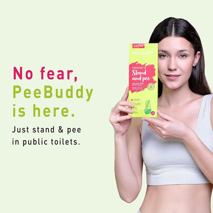 PeeBuddy 80 Funnels Portable Female Urination Device | Recyclable Disposable Urinal Funnel | Travel, Camping, Hiking and Outdoor Activities | Discreet and Compact Stand and Pee Funnel for Women, Girls