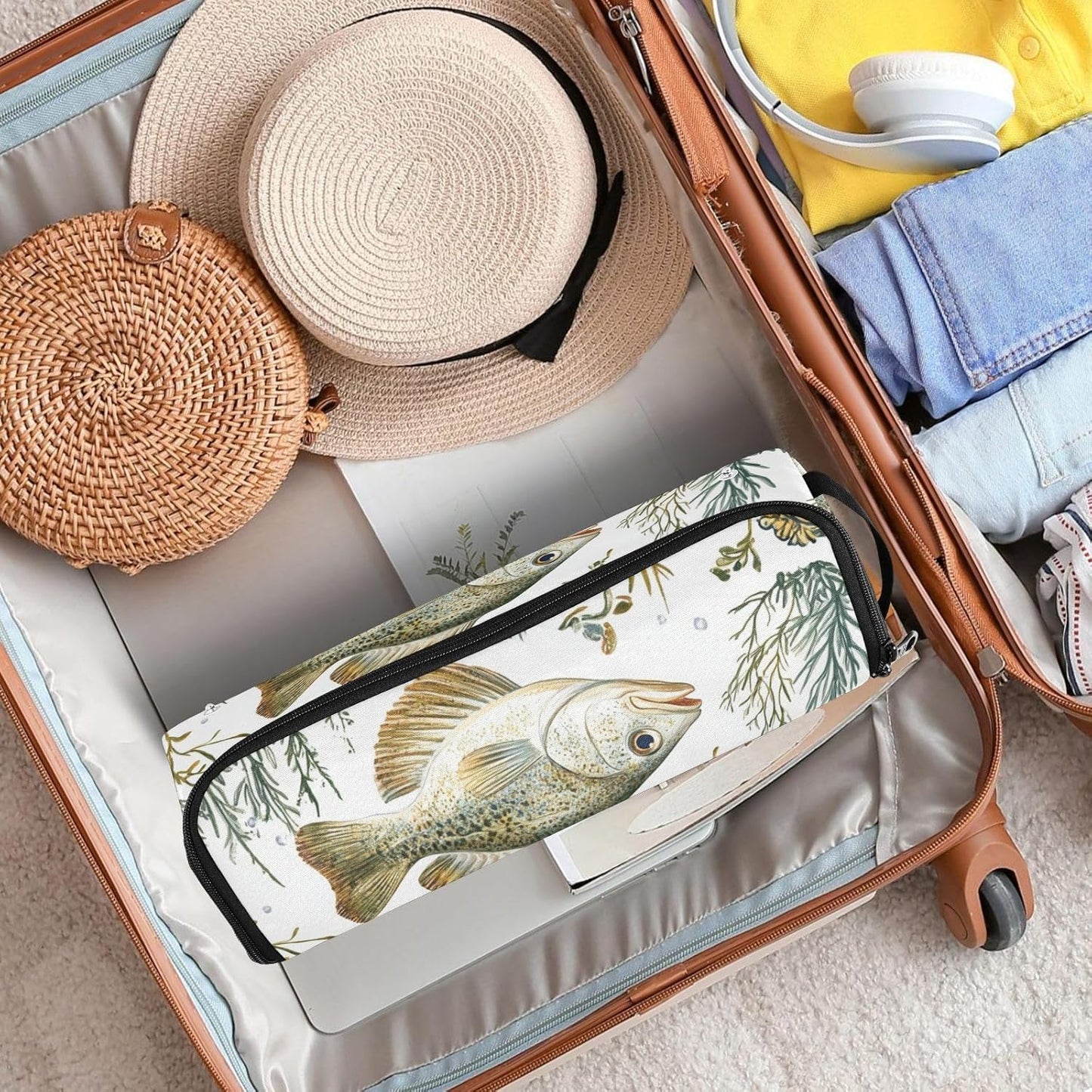FRODOTGV Borsa da viaggio per strumenti per capelli con cuscinetto resistente al calore, impermeabile, organizer per ferri da stiro piatti e accessori per la cura dei capelli, 11, 1 Size