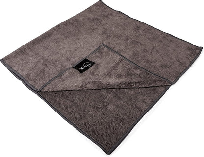 Microfibre Sport/Gym Towel â€“ Fast Absorbent and Super Light. Our Towel is Perfect for a Multitude of Outdoor/Indoor uses Including Traveling, Beach, Yoga, Gym. S/M/L Available (Small, Grey)