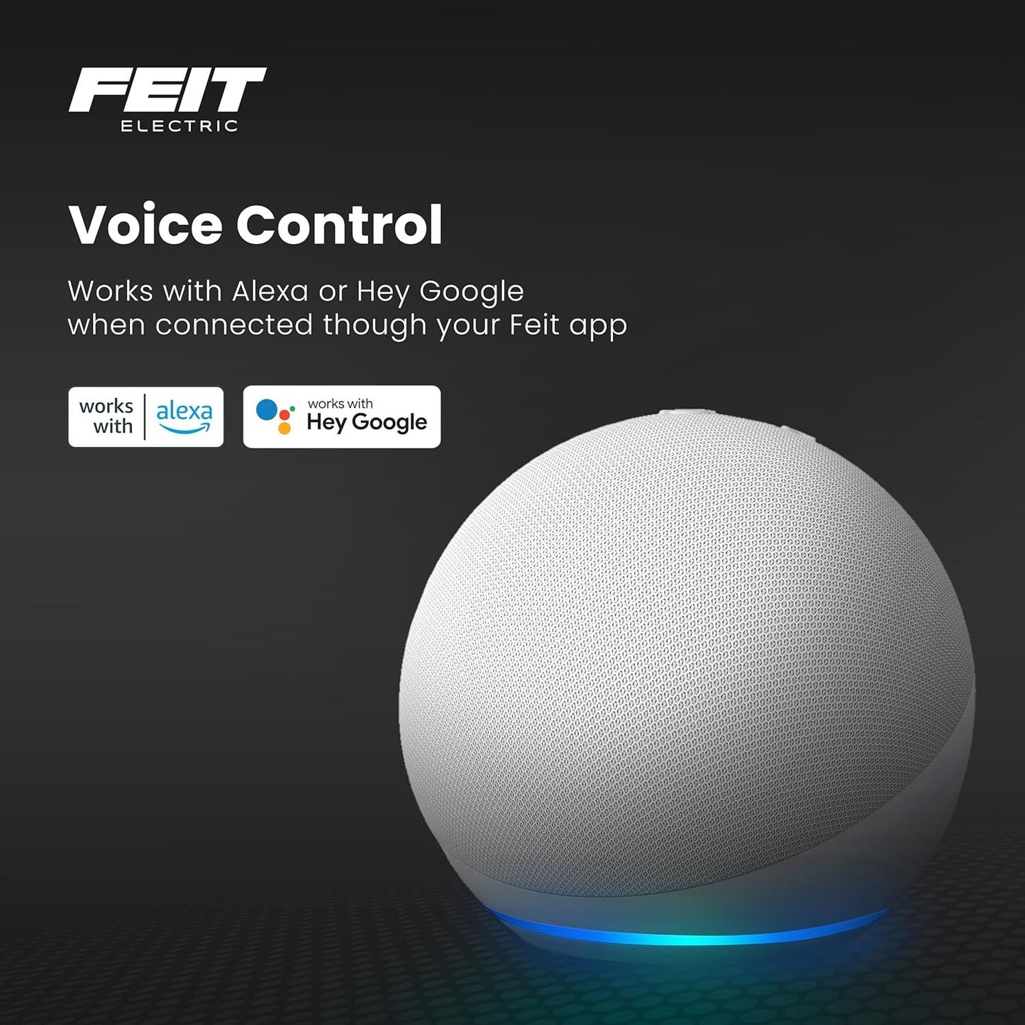 Feit Electric Smart Recessed Downlights, 5-6 Inch, Wi-Fi LED, Dimmable Color-Changing, 1000 Lumens, 11.1W (75W Equivalent), Voice & App Control, Daylight to Soft White, 50,000 Hour Lifespan