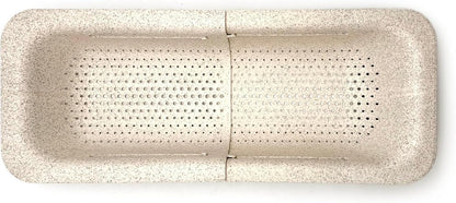 Starfrit Gourmet ECO - Over-The-Sink Colander - Expands up to 19.7" - Up to 4.2 L Capacity - Wheat Straw Fibers