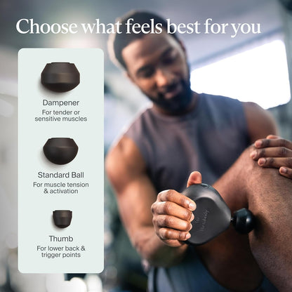Theragun Mini by Therabody (3rd Generation) – Ultra-portable massage gun and travel essential for fast, effective pain and tension relief anywhere, Black