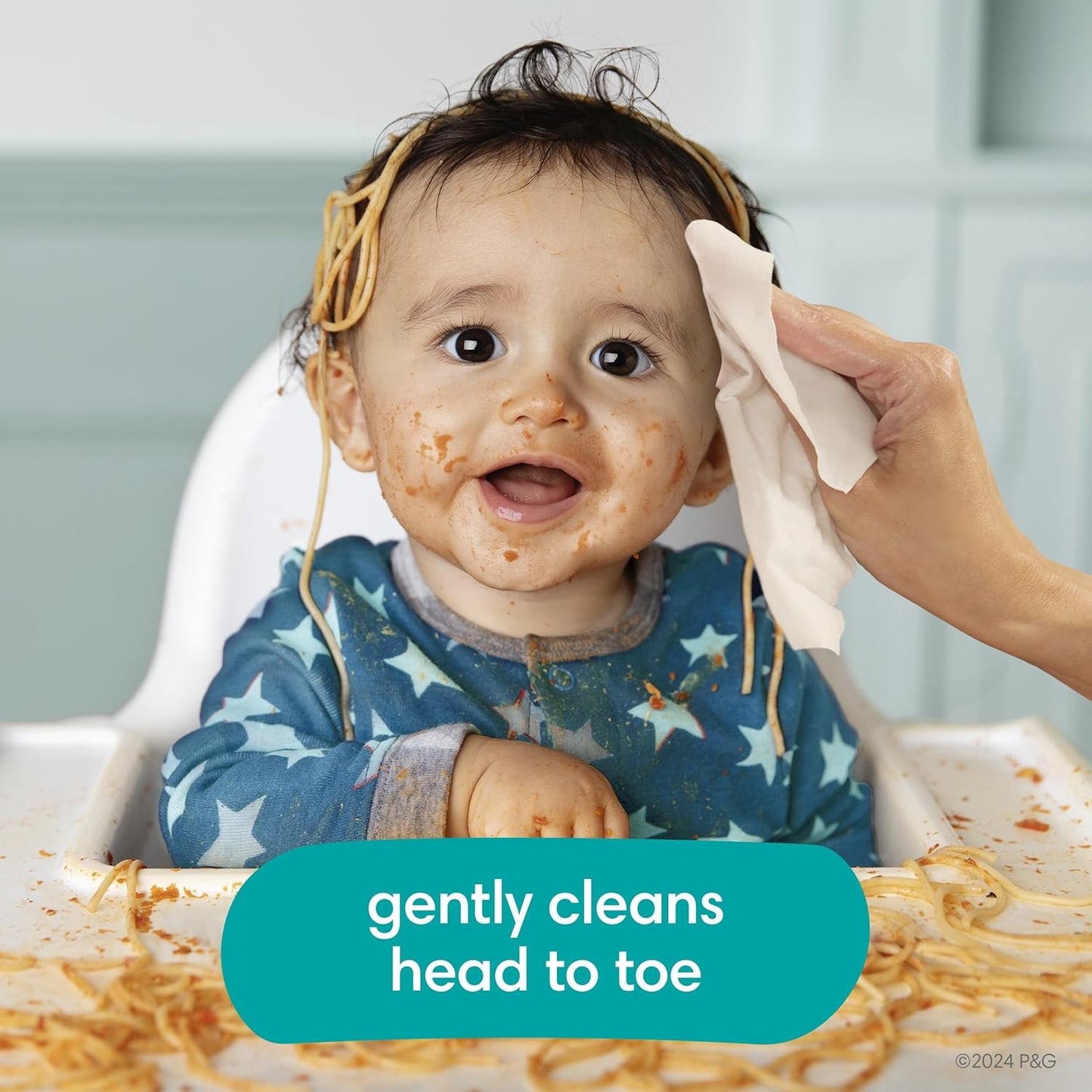 Pampers Complete Clean Baby Wipes - Fresh Scent 3X Pop-Top Packs 216 Count