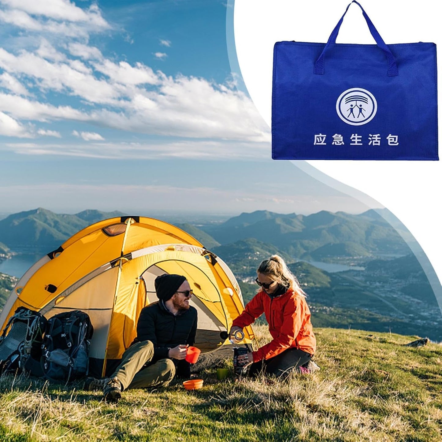 Outdoor Survival Kit, Multifunctional Survive Kit, Multifunctional Travel Survival Equipment Gear, Portable Survival Tool Kit for Emergencies