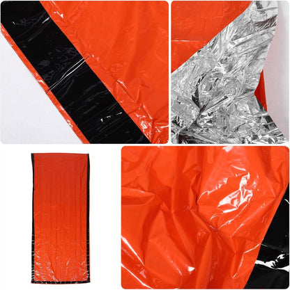 TOKIDNY Emergency Survival Blanket Tent Compact Portable Survival Sleeping Bag Camping Blanket 3 Pack Waterproof for Hiking Outdoor Gear