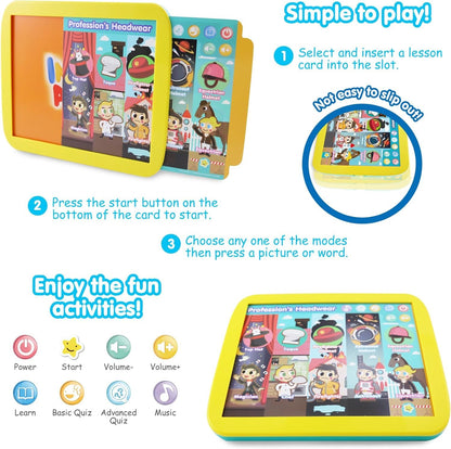 Best Learning INNO PAD Smart Fun Lessons - Educational Tablet Toy to Learn The Alphabet, Numbers, Colours, Shapes, Animals, Transport for Toddlers Aged 2 to 5 Years | Ideal Birthday Gift