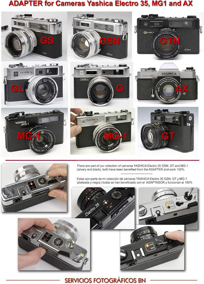 Adaptor + Battery for Yamaha Electro 35 (GL, GSN, GTN, GT, G, GS), MG-1 and AX SLR - (PX32 to 4LR44)