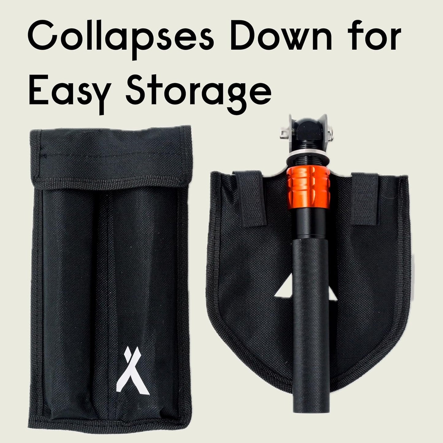 Bear Grylls Ultimate Survival Tool，180 Degree Folding Camping Shovel，Folding Shovel for Camping, Hiking and General Survival