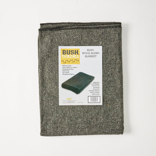 Premium Wool Blanket – 55% Wool Heavy-Duty Outdoor Blanket for Camping, Hiking, Survival, and Emergency Use | Warm, Durable, and Wind-Resistant (2m x 1.5m)