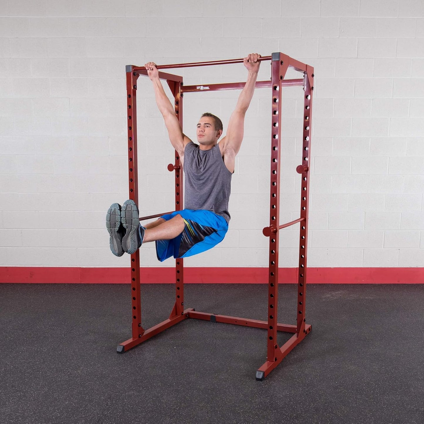 Best Fitness Power Rack, Red
