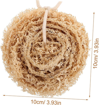 SOIMISS 1set Natural Loofah Sponges for Kitchen Cleaning Soft and Durable Dish Washing Scrubber Loofah 4pcs