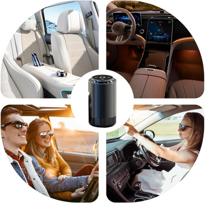 Car Air Freshener - Car Fragrance Diffuser | Smart Auto Air Freshener Projector, Long-Lasting Scent Odor Eliminator, Oil Diffuser With Adjustable Intensity, Car Interior Accessories