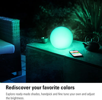 Eve Flare (Apple Home) - Portable Smart LED Lamp, Indoor & Outdoor (IP65 Water Resistance), Wireless Charging, Bluetooth & Thread