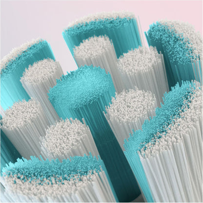 Oral-B iO Gentle Care Electric Toothbrush Heads, Pack of 4 White Replacement Heads, Gentle and Effective Cleaning of Sensitive Gums and Teeth