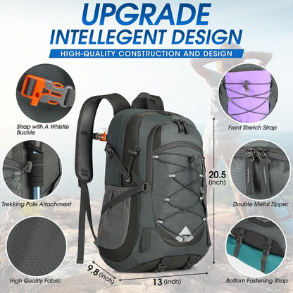 40L Packable Backpack Waterproof Hiking Backpacks Lightweight Outdoor Sport Travel Daypack for Climbing Camping Touring
