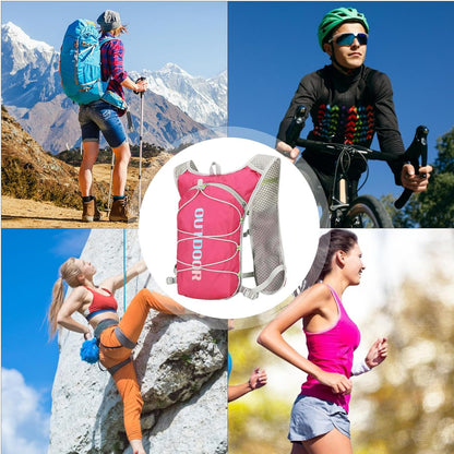 Hydration Pack for Running, Hiking Water Vest, Lightweight Multifunctional Hydration, Sturdy Travel Workout Accessory, Cycling and Camping Fitness Gear Outdoor Enthusiasts