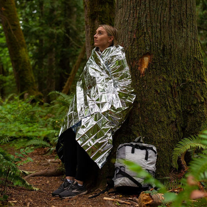 Mylar Emergency Survival Sleeping Blanket - 5 Pack