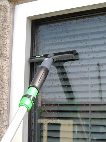 Unger Commercial ErgoTec® Ninja 6" Glass Scraper with Adjustable Head and Safety Cap – Ergonomic 2-in-1 Tool for Commercial Window and Surface Cleaning EN150