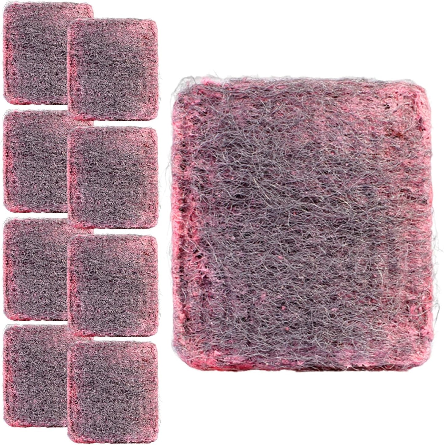 Durable Steel Wool Scrubbers, 10-Pack Metal Soap Pads for Tough Grease Removal, Household Cleaning Sponges Dishwashing, Kitchen Accessories, Pans, and Oven Surfaces