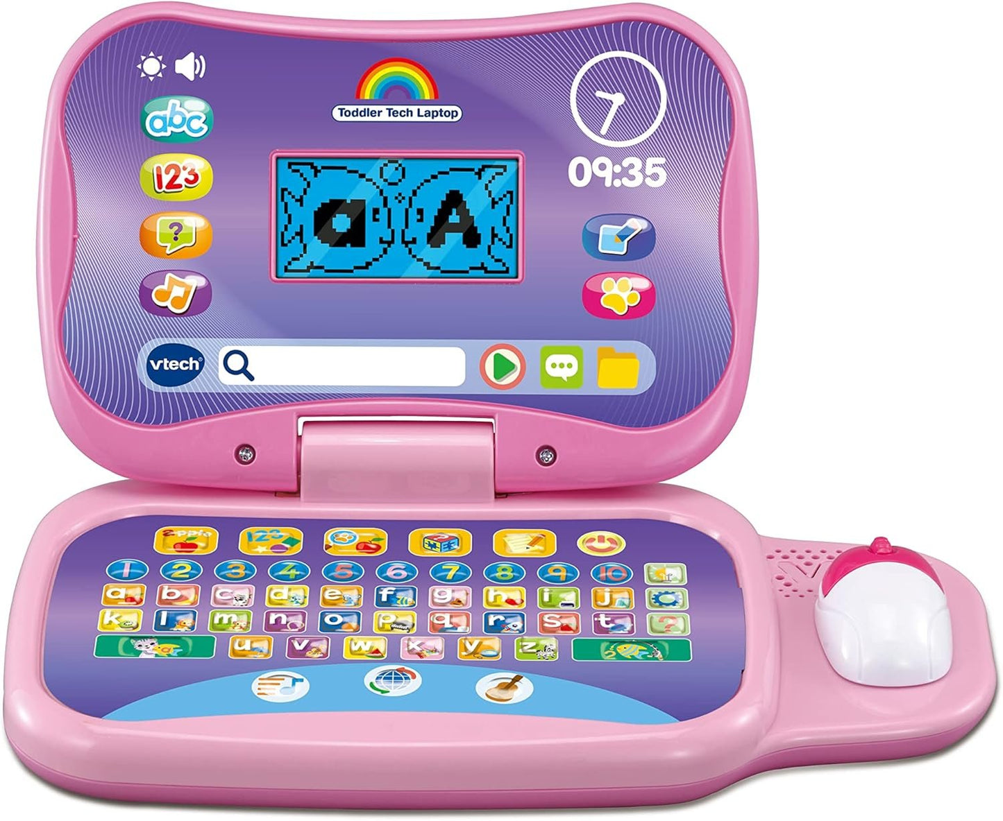 VTech Toddler Tech Laptop - Educational Laptop for Children - 524853 - Pink