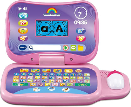 VTech Toddler Tech Laptop - Educational Laptop for Children - 524853 - Pink