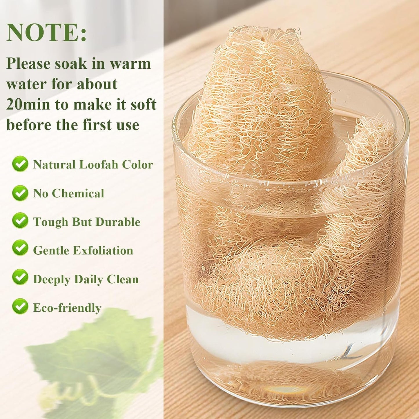Supkiir 6 Pack Natural Loofah Sponges, Organic Luffa Bath Shower Loofah Sponge, Easy Foaming Exfoliating Body Skin Scrubber Sponges for Shower Kitchen Cleaning Wash