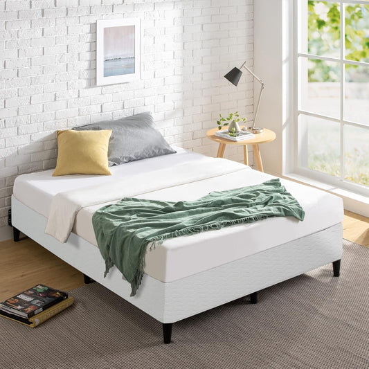 Zinus Double Bed Base Smart Ensemble Mattress Foundation - White