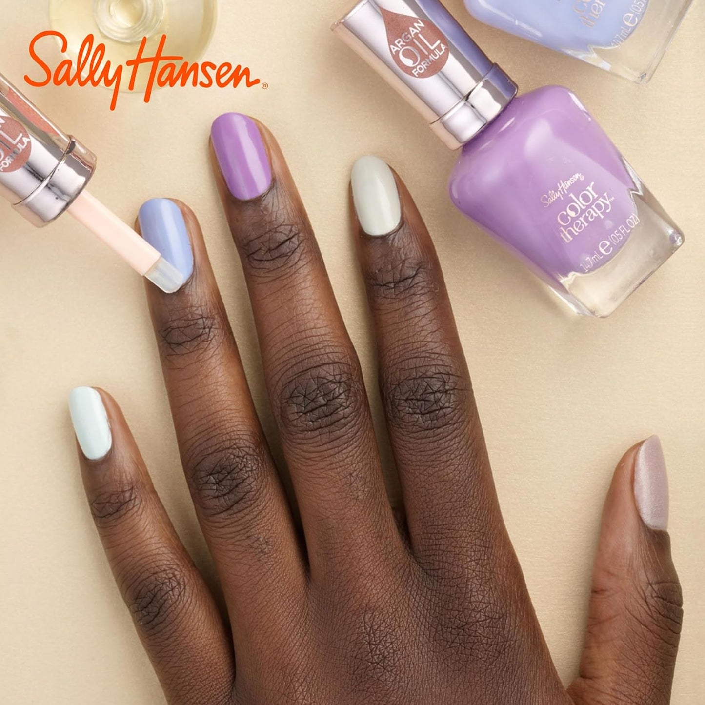 Sally Hansen Color Therapy Nail Polish 385 Pamper Me Purple 15ml