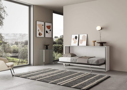 WISHOME ITAMOBY - Single Horizontal Transformable Bed - Ash White