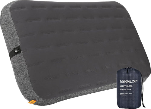 TREKOLOGY Large Inflatable Camping Pillow – Home-Sized Comfort for Outdoor Adventures | Portable, Easy-to-Inflate, Ideal for Camping, Backpacking, and Travel | Aluft Ultra