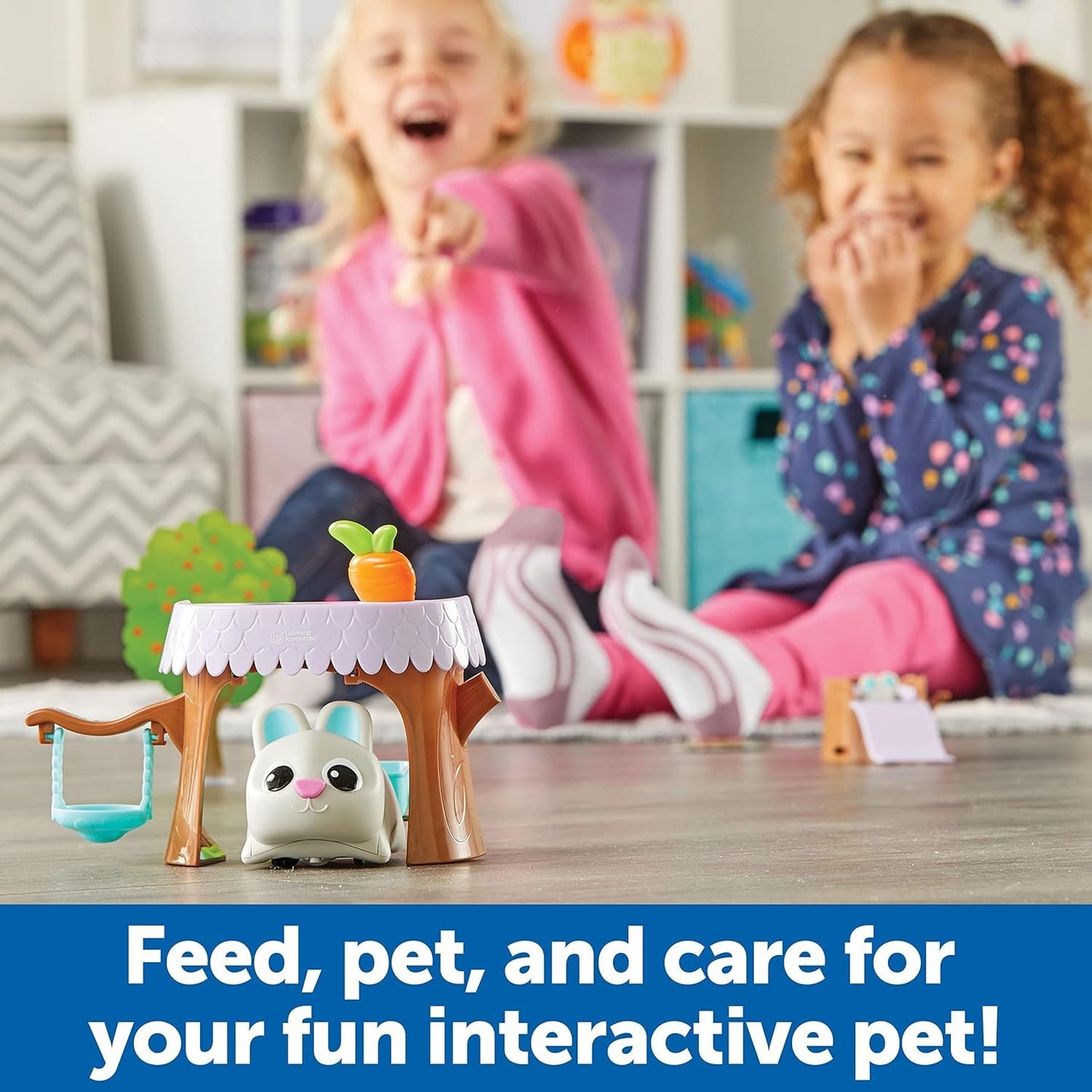 Learning Resources Coding Critters Bopper - 22 Pieces, Ages 4+ Screen-Free Early Coding Toy for Kids, Interactive STEM Coding Pet, Preschool Learning Toys