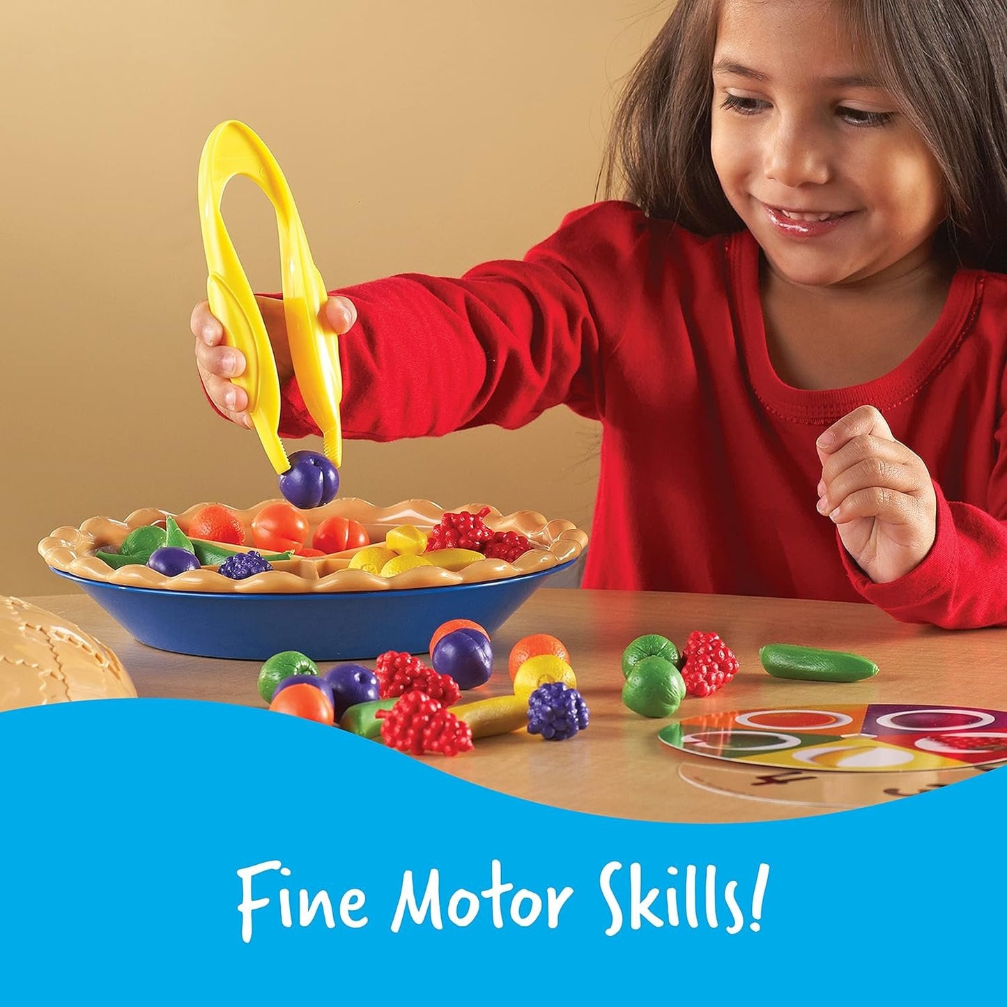 Learning Resources Super Sorting Pie, Fine Motor Toy, Early Number, Patterns, 68 Pieces, Grades Pre-K/Ages 3+