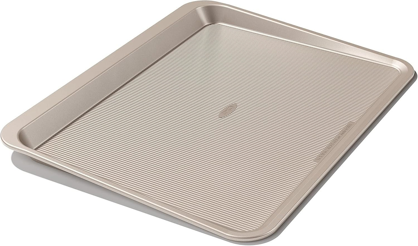 OXO Good Grips Non-Stick Pro Bakeware Cookie Sheet Gold 12.25-in x 17-in