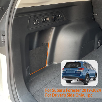 TulinTulin Subaru Forester Trunk Upgrade, Trunk Organizer Pocket, Trunk Storage Fiberboard Panel for Subaru Forester 2019 2020 2021 2022 2023, Trunk Driver's side only, 1pc