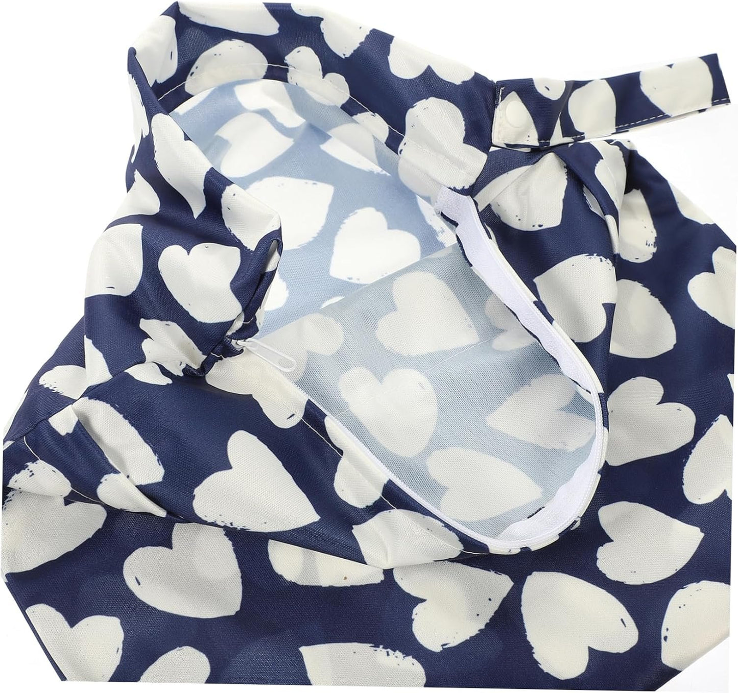 CORHAD Portable Wet Dry Diaper Organizer Bag Double Compartment Travel Storage for Diapers for Daily Use