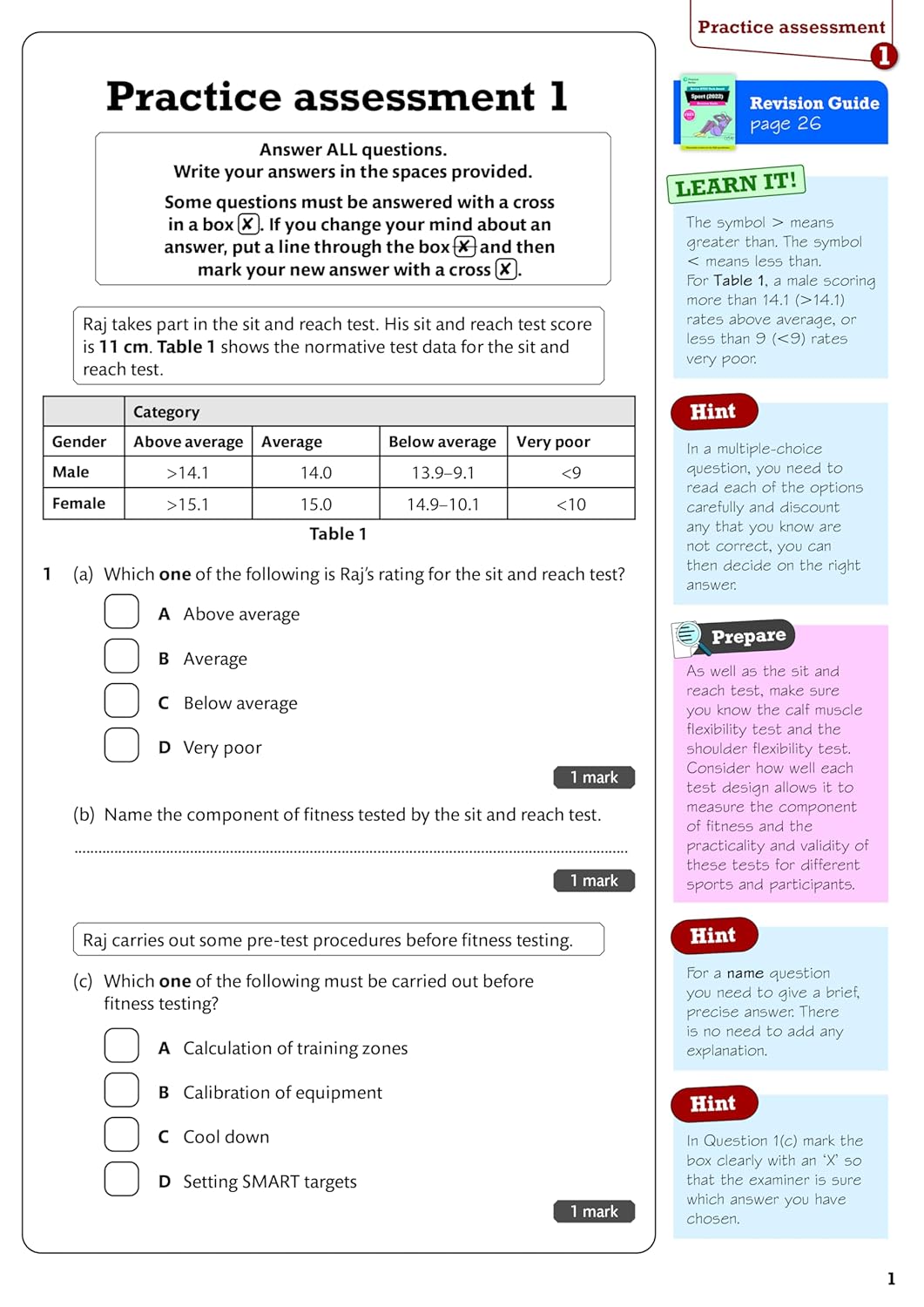 Pearson REVISE BTEC Tech Award Sport Practice Plus - for 2025 and 2026 exams