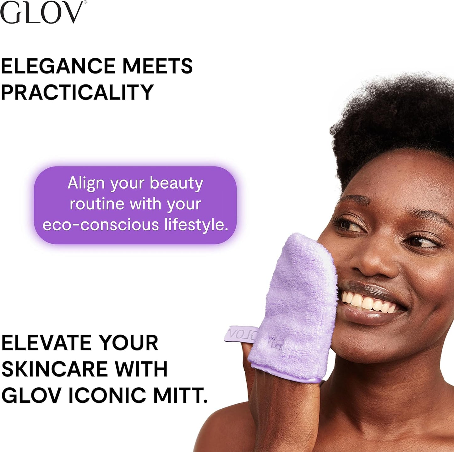 The Reusable Microfibre Face Makeup Sponge Effectively Removes Makeup with Water. This accessory is sustainable and gently cleans the skin