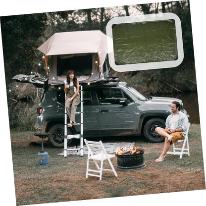 YARNOW Camping Emergency Blanket Thicken Awning for Tent Picnic Waterproof Place Mat Lightweight Compact