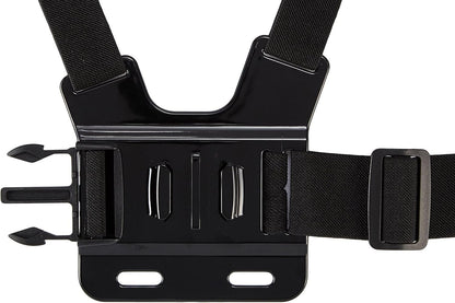 Amazon Basics Adjustable Chest Harness for GoPro Action Cam Lightweight Comfortable Black