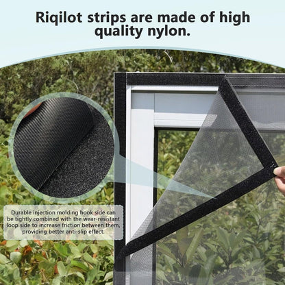 1 In x 26 Ft Hook and Loop Tape Strips with Adhesive Heavy Duty Double Sided Sticky Back Fastener Roll, Nylon Fabric Fastener Mounting Loop Tapes for Home, Office, Sewing, Crafting Organization