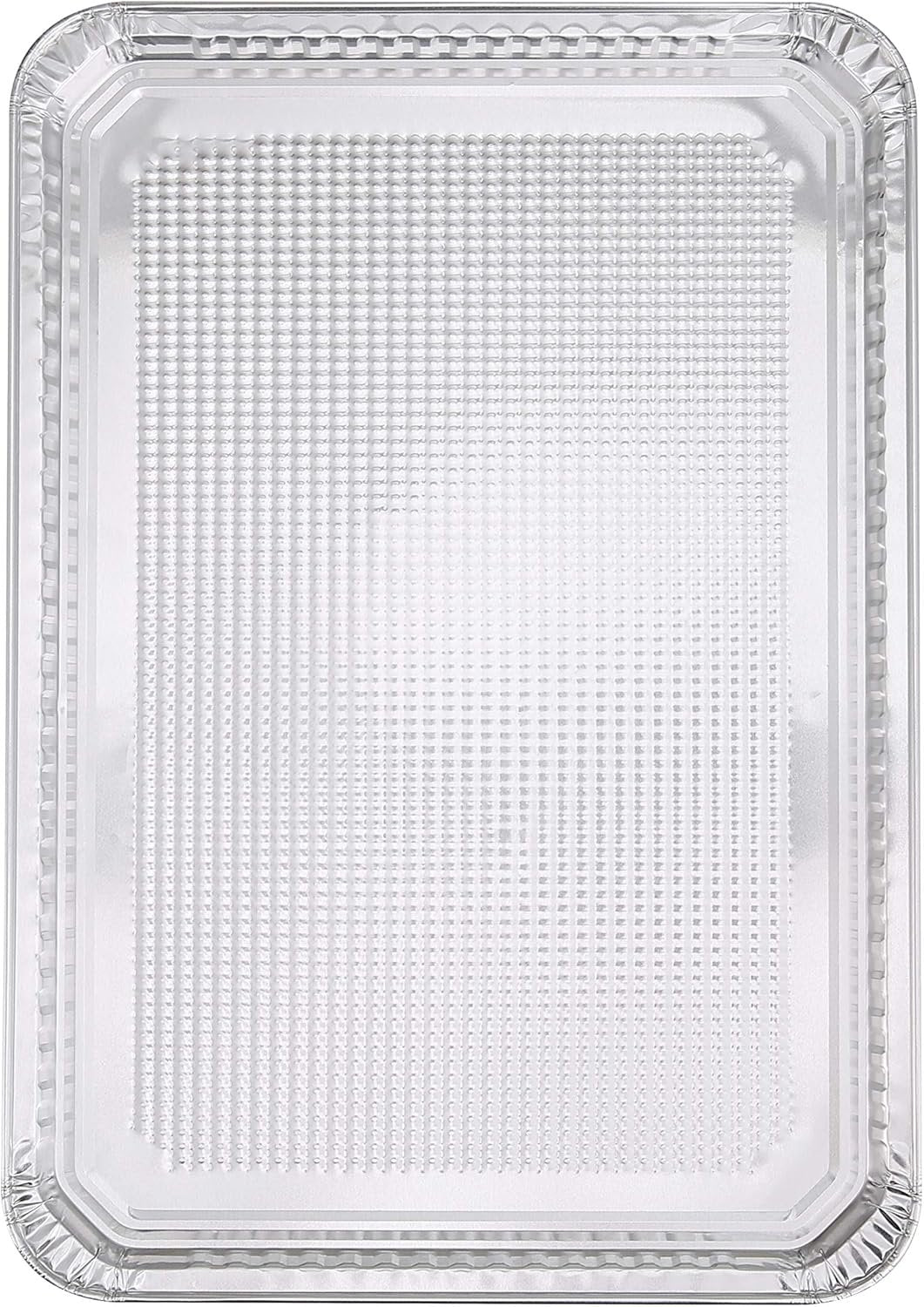 Glad Disposable Bakeware Aluminum Rectangular Cookie Sheets for Baking and Roasting, 12 Count-16" x 11" x 0.25" - Textured, Made from Aluminum - Baking Sheets, Baking Pans, Foil Cookie Sheet