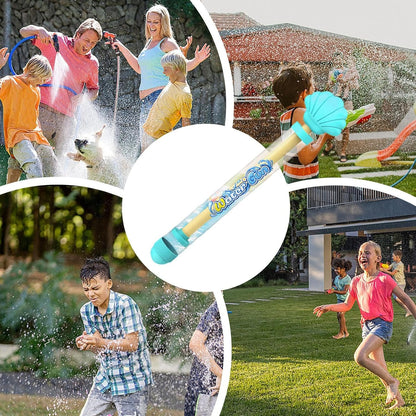Water Squirter, Large Capacity Pull-Out Water Shooter Fun Summer Toy for Kids Outdoor Play, Colorful Beach Game Boys, Girls, Pool Parties, Backyard Fights, Travel Use 13.78x2.56x1.38in