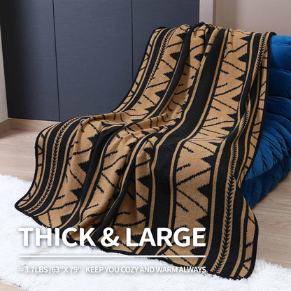 ACUSHLA Merino Wool Camp Blanket - Warm, Thick, Washable, Large Throw Great for Outdoor Camping All Seasons Suitable Sierra Khaki 79'' x63'' 3.8lbs