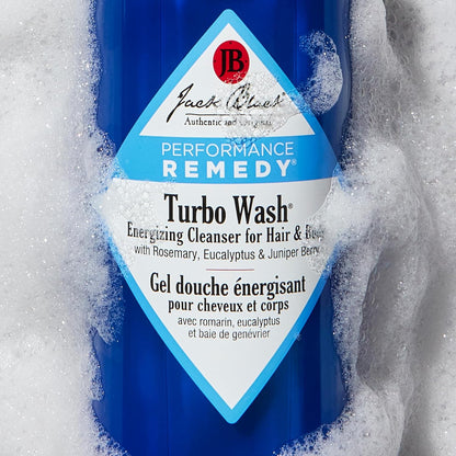 Jack Black Turbo Wash Energizing Cleanser for Hair & Body Mens Hair & Body Wash Set, Mens Cleanser, Facial Body Cleanser