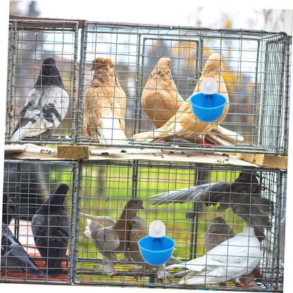 TOYANDONA 5 Pezzi Tazza Abbeveratoio per Pollame da Design Resistente e Compatto per Galline e Uccelli Materiale e Facile da Utilizzare