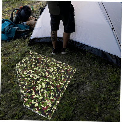 KOMBIUDA 1 Set Emergency Survival Tent Portable Lightweight Shelter for Camping Hiking Protection Compact Design High Visibility Emergency Blanket Gear