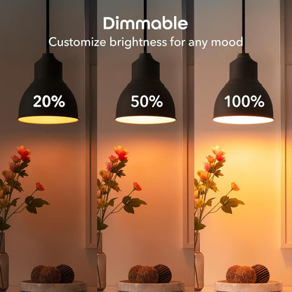 Geeni Prisma 1050 WiFi LED Light Bulb, Multicolor (2700K) – Dimmable LED Bulbs, A21, 75-Watt Equivalent – No Hub Required – Works with Alexa & Google