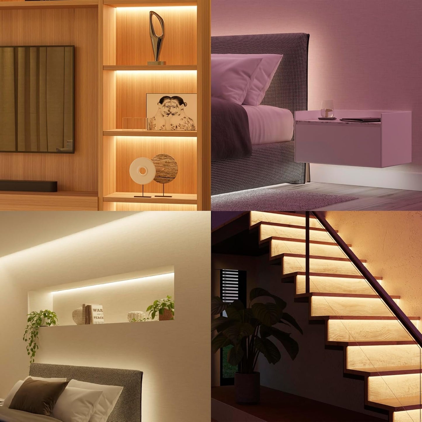 Philips Hue White & Colour Ambiance Lightstrip Plus V4 Extension, 3ft/1m (No Plug), LED Strip Lights, Colour Changing, Bluetooth & Zigbee Compatible, Voice Activated with Alexa, Music Sync