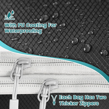 8-Piece Suitcase Organizer, Packing Cubes Compression Organizers Suitcase Travel Travel and Travel, Organizer Suitcase Set, Travel Useful Accessories