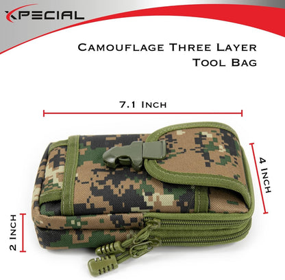 XPECIAL Survival Settlers Tool Set, Bushcraft Hand Auger Wrench with Pocket Chainsaw, Bushcraft Gear and Equipment Scotch Eye Wood Drill Peg and Manual Hole Maker Multitool for Camping, Bushcrafting